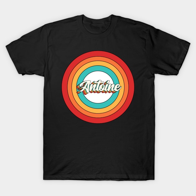 Antoine Name Shirt Vintage Antoine Circle T-Shirt by Nikkyta